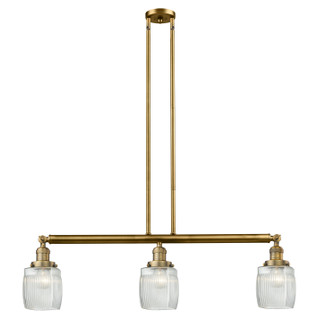 Franklin Restoration LED Island Pendant in Brushed Brass (405|213BBG302LED)