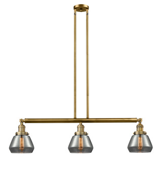 Franklin Restoration LED Island Pendant in Brushed Brass (405|213BBG173LED)