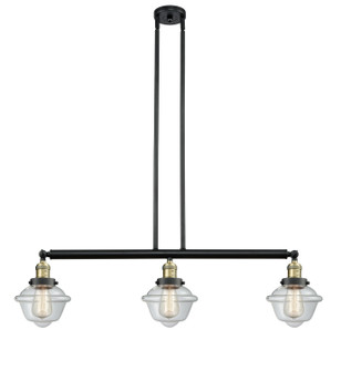 Franklin Restoration LED Island Pendant in Black Antique Brass (405|213BABG532LED)