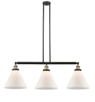 Franklin Restoration LED Island Pendant in Black Antique Brass (405|213BABG41LLED)