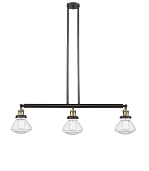 Franklin Restoration LED Island Pendant in Black Antique Brass (405|213BABG322LED)