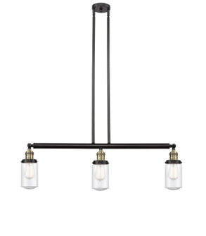 Franklin Restoration LED Island Pendant in Black Antique Brass (405|213BABG314LED)