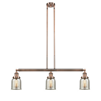 Franklin Restoration Three Light Island Pendant in Antique Copper (405|213ACG58)
