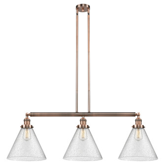 Franklin Restoration LED Island Pendant in Antique Copper (405|213ACG44LLED)