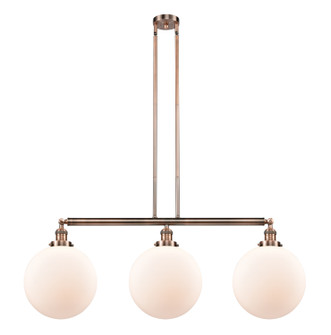 Franklin Restoration LED Island Pendant in Antique Copper (405|213ACG20112LED)