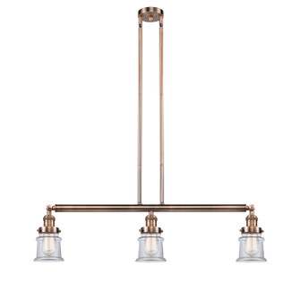 Franklin Restoration LED Island Pendant in Antique Copper (405|213ACG182SLED)