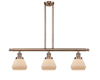 Franklin Restoration LED Island Pendant in Antique Copper (405|213ACG171LED)