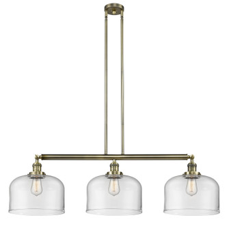 Franklin Restoration LED Island Pendant in Antique Brass (405|213ABG72LLED)