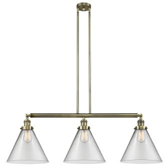 Franklin Restoration LED Island Pendant in Antique Brass (405|213ABG42LLED)