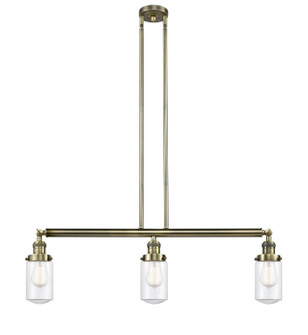 Franklin Restoration LED Island Pendant in Antique Brass (405|213ABG312LED)