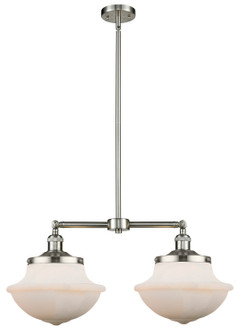 Franklin Restoration LED Island Pendant in Brushed Satin Nickel (405|209SNG541LED)