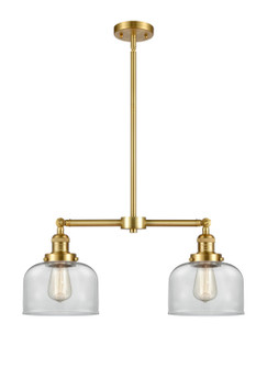 Franklin Restoration LED Island Pendant in Satin Gold (405|209SGG72LED)