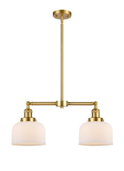 Franklin Restoration LED Island Pendant in Satin Gold (405|209SGG71LED)