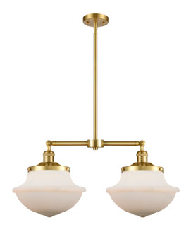 Franklin Restoration LED Island Pendant in Satin Gold (405|209SGG541LED)