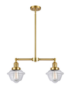 Franklin Restoration LED Island Pendant in Satin Gold (405|209SGG532LED)