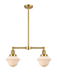 Franklin Restoration LED Island Pendant in Satin Gold (405|209SGG531LED)