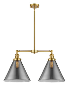 Franklin Restoration LED Island Pendant in Satin Gold (405|209SGG43LLED)