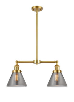 Franklin Restoration LED Island Pendant in Satin Gold (405|209SGG43LED)