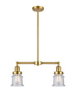 Franklin Restoration LED Island Pendant in Satin Gold (405|209SGG184SLED)