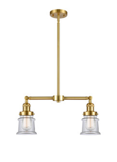 Franklin Restoration LED Island Pendant in Satin Gold (405|209SGG182SLED)