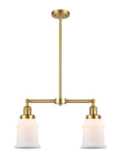 Franklin Restoration LED Island Pendant in Satin Gold (405|209SGG181LED)