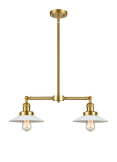 Franklin Restoration LED Island Pendant in Satin Gold (405|209SGG1)