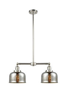 Franklin Restoration Two Light Island Pendant in Polished Nickel (405|209PNG78)