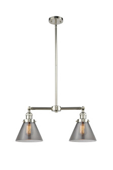 Franklin Restoration LED Island Pendant in Polished Nickel (405|209PNG43LED)