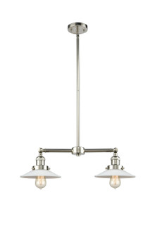 Franklin Restoration LED Island Pendant in Polished Nickel (405|209PNG1LED)