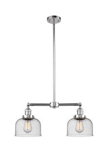 Franklin Restoration Two Light Island Pendant in Polished Chrome (405|209PCG74)