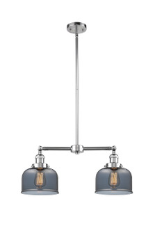 Franklin Restoration Two Light Island Pendant in Polished Chrome (405|209PCG73)
