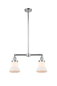 Franklin Restoration Two Light Island Pendant in Polished Chrome (405|209PCG191)