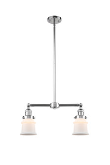 Franklin Restoration Two Light Island Pendant in Polished Chrome (405|209PCG181S)
