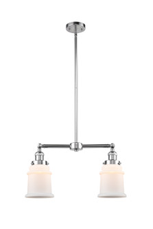 Franklin Restoration Two Light Island Pendant in Polished Chrome (405|209PCG181)