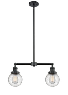 Franklin Restoration LED Island Pendant in Oil Rubbed Bronze (405|209OBG2046LED)