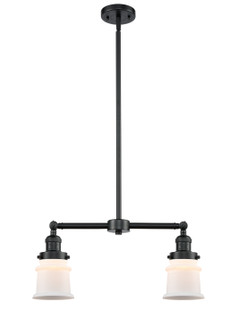 Franklin Restoration Two Light Island Pendant in Oil Rubbed Bronze (405|209OBG181S)
