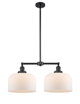 Franklin Restoration LED Island Pendant in Matte Black (405|209BKG71LLED)