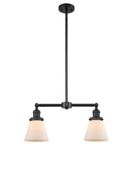 Franklin Restoration LED Island Pendant in Matte Black (405|209BKG61LED)