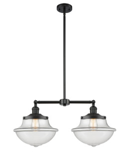 Franklin Restoration LED Island Pendant in Matte Black (405|209BKG542LED)