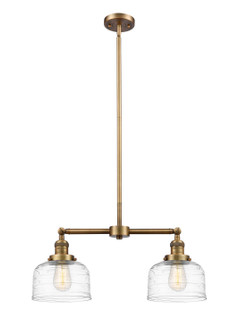 Franklin Restoration LED Island Pendant in Brushed Brass (405|209BBG713LED)