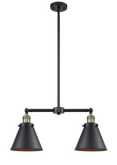 Franklin Restoration LED Island Pendant in Black Antique Brass (405|209BABM13BKLED)