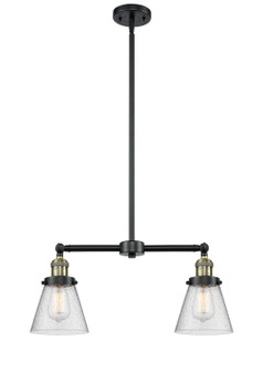 Franklin Restoration LED Island Pendant in Black Antique Brass (405|209BABG64LED)