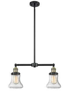 Franklin Restoration LED Island Pendant in Black Antique Brass (405|209BABG194LED)