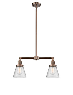 Franklin Restoration LED Island Pendant in Antique Copper (405|209ACG64LED)