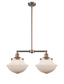 Franklin Restoration LED Island Pendant in Antique Copper (405|209ACG541LED)