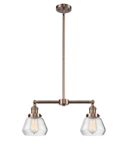 Franklin Restoration LED Island Pendant in Antique Copper (405|209ACG172LED)