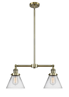 Franklin Restoration LED Island Pendant in Antique Brass (405|209ABG42LED)