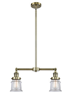Franklin Restoration LED Island Pendant in Antique Brass (405|209ABG182SLED)