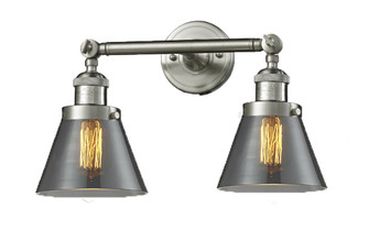 Franklin Restoration Two Light Bath Vanity in Brushed Satin Nickel (405|208SNG63)