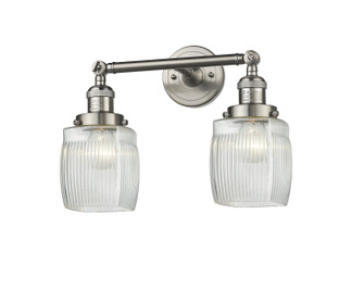 Franklin Restoration Two Light Bath Vanity in Brushed Satin Nickel (405|208SNG302)